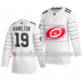Adidas Maillot de Hockey Carolina Hurricanes Dougie Hamilton 19 Blanc 2020 NHL All-Star Authentic - Homme